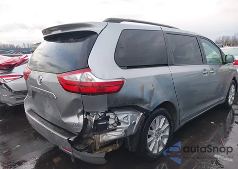 2017 Toyota Sienna Xle Premium 7 Passenger из США, поврежденный, VIN 5TDDZ3DC6HS163547